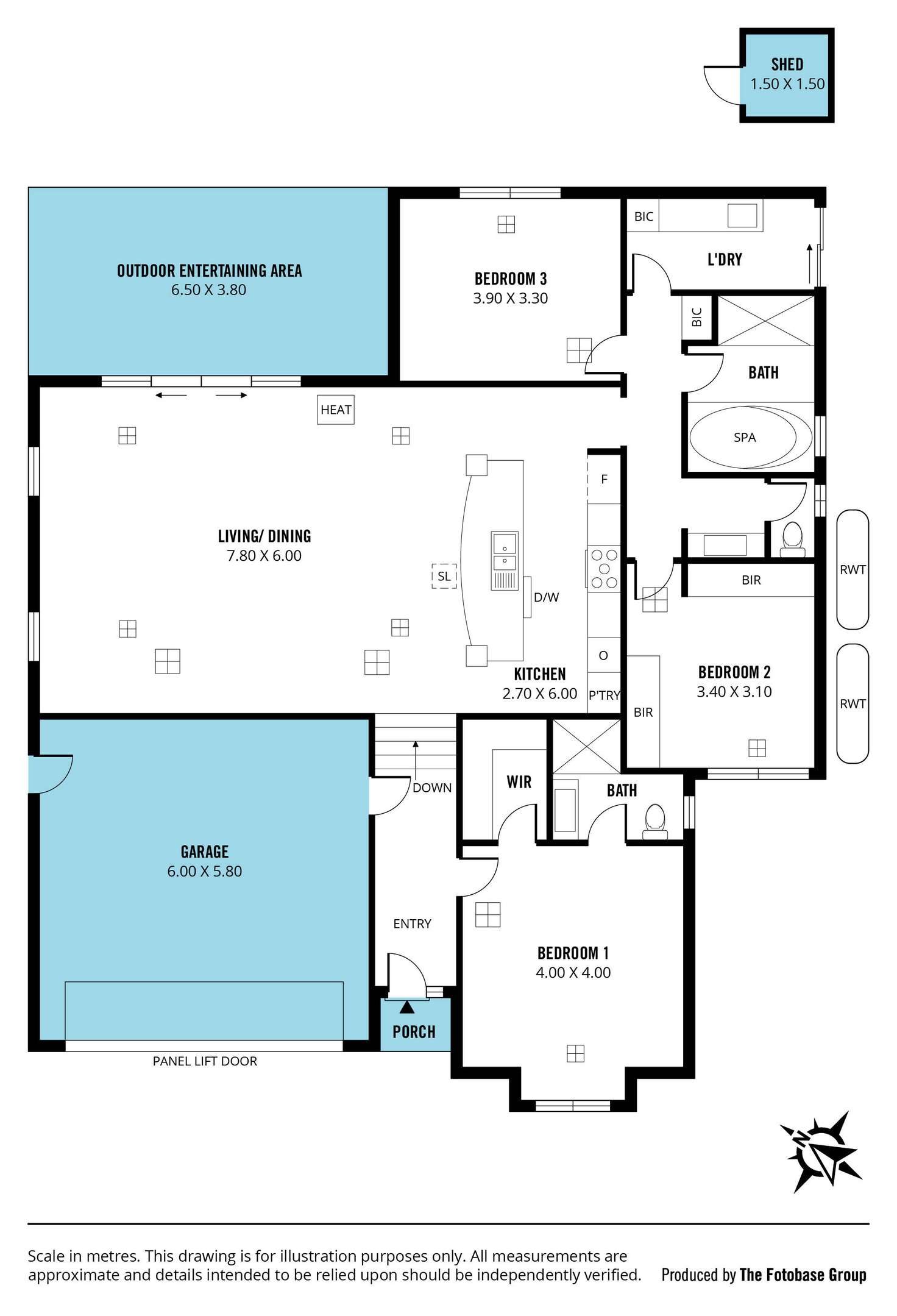Floorplan of Homely house listing, 3 Marin Court, Aberfoyle Park SA 5159