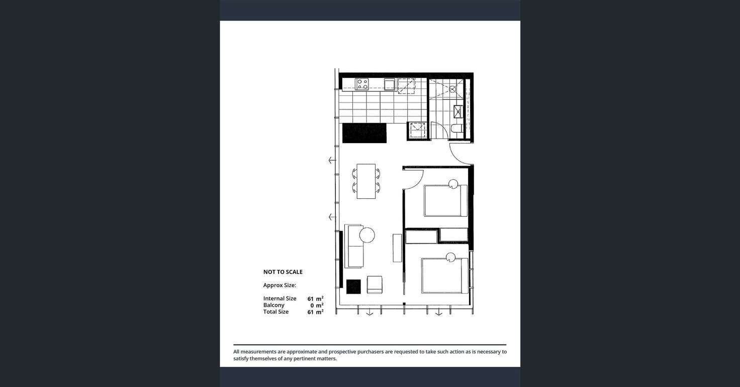 Floorplan of Homely apartment listing, 2302/568 Collins Street, Melbourne VIC 3000