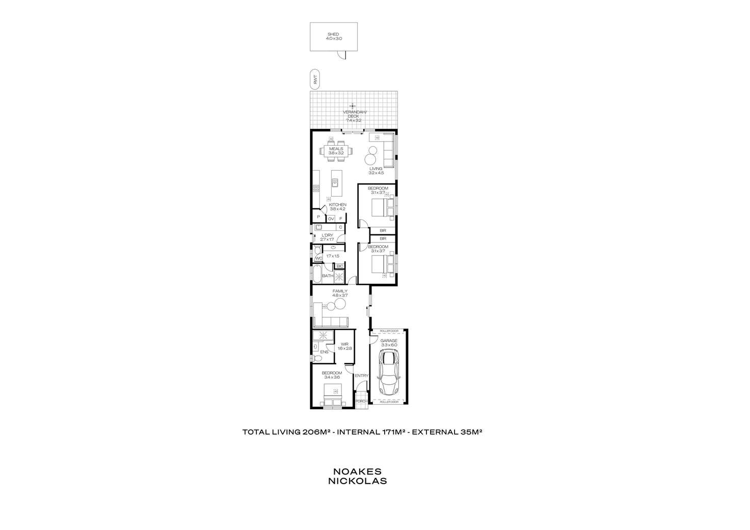 Floorplan of Homely house listing, 34A Cashel Street, St Marys SA 5042