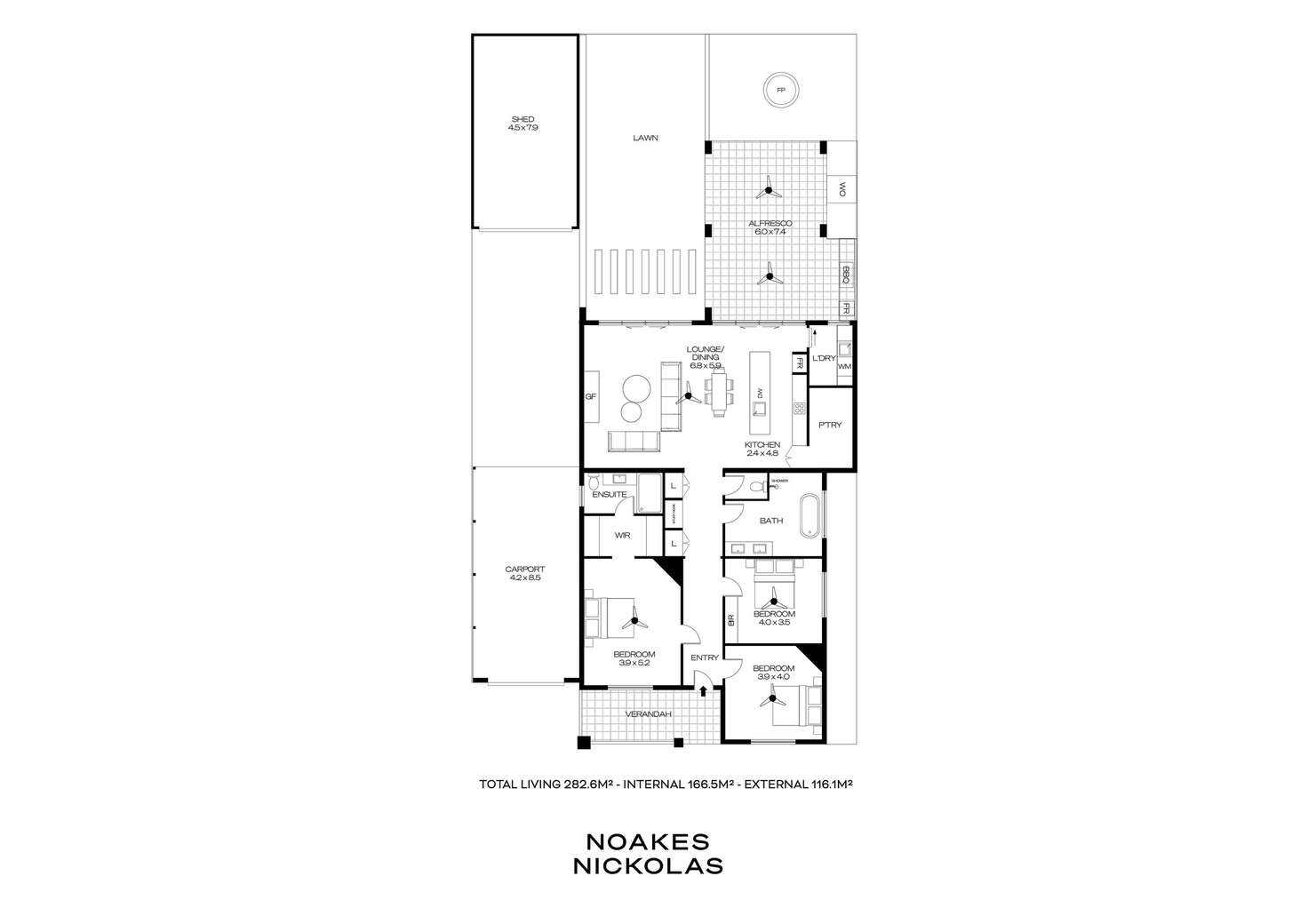 Floorplan of Homely house listing, 13 First Avenue, Cheltenham SA 5014