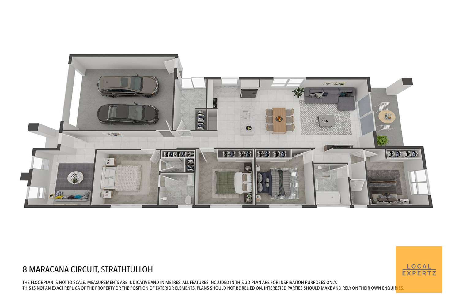 Floorplan of Homely house listing, 8 Maracana Circuit, Strathtulloh VIC 3338