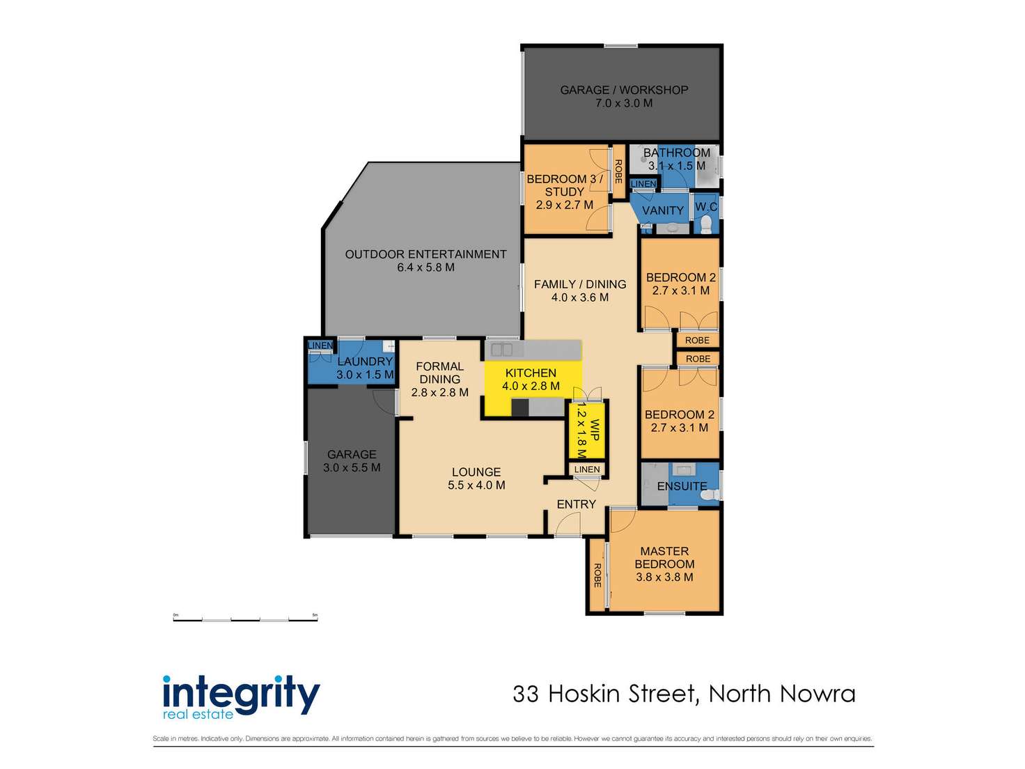 Floorplan of Homely house listing, 33 Hoskin Street, North Nowra NSW 2541