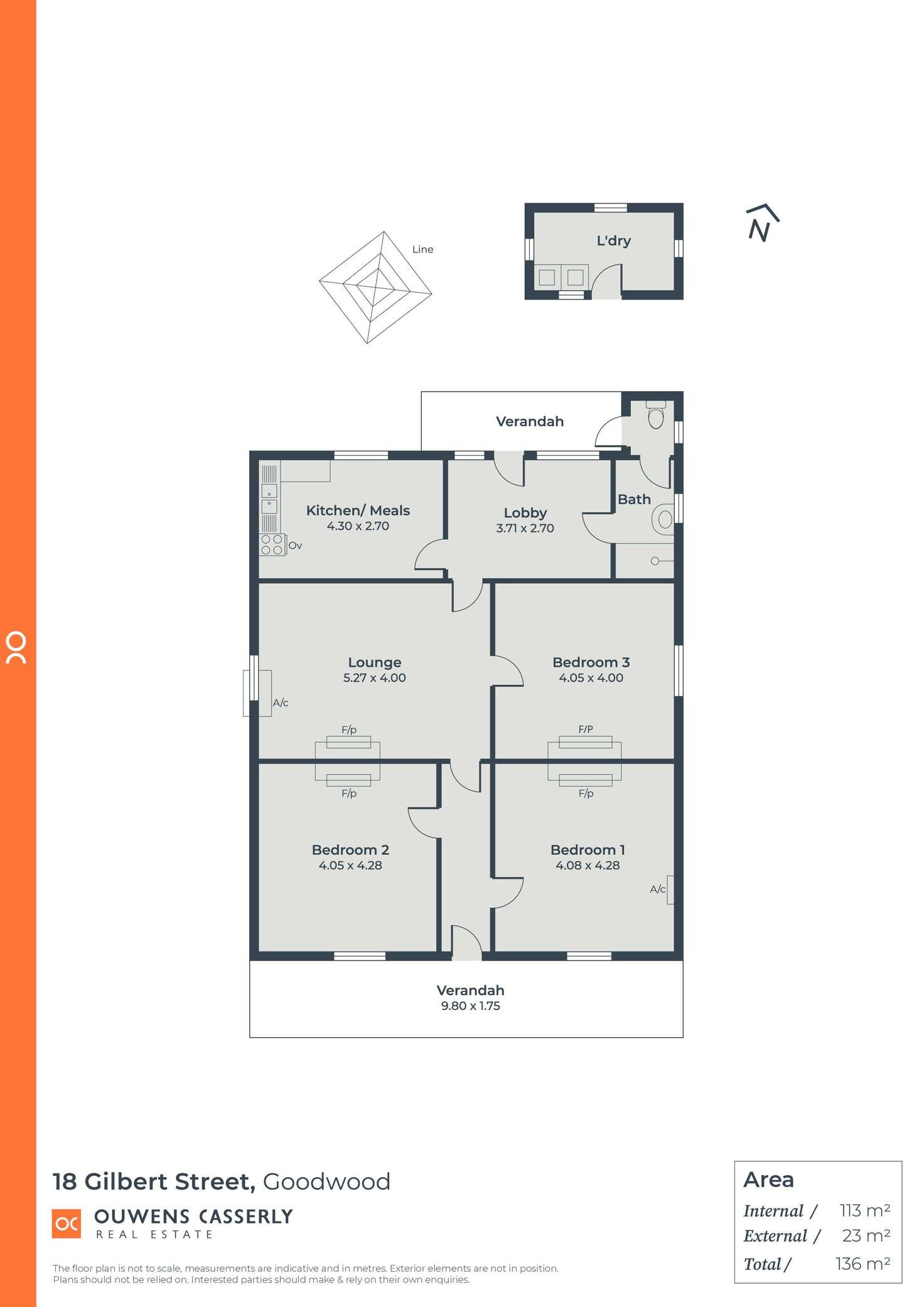Floorplan of Homely house listing, 18 Gilbert Street, Goodwood SA 5034
