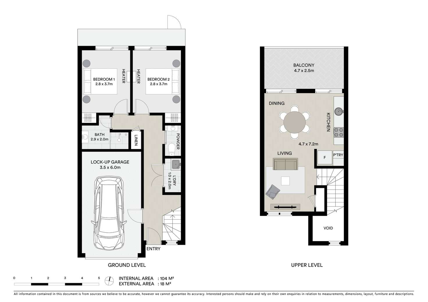 Floorplan of Homely townhouse listing, 28/5 Oxford Street, Whittington VIC 3219