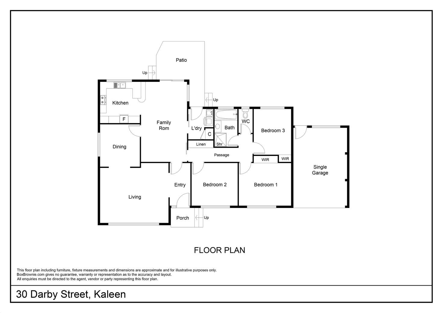 Floorplan of Homely house listing, 30 Darby Street, Kaleen ACT 2617