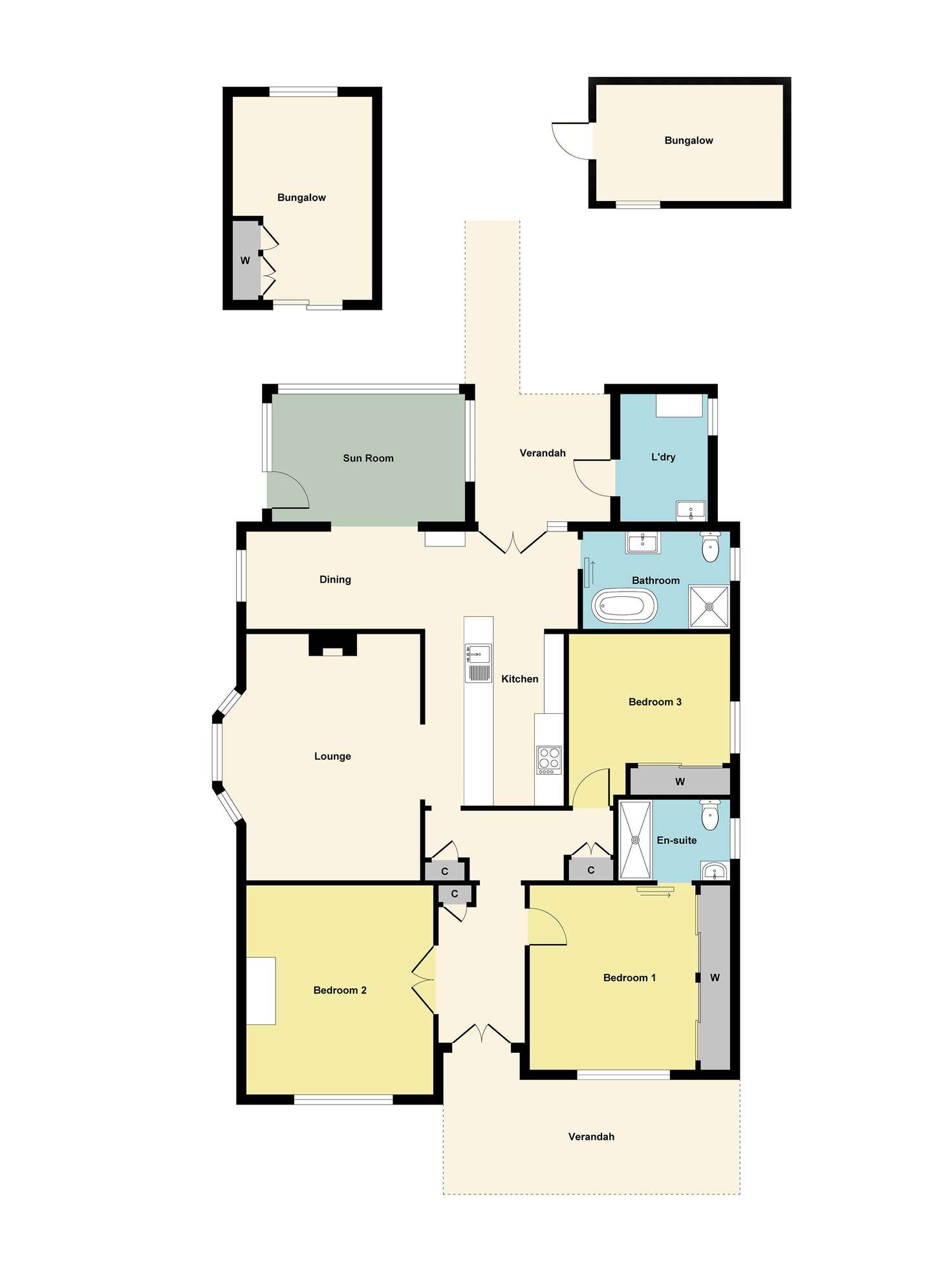 Floorplan of Homely house listing, 20 Queen Street, Ararat VIC 3377