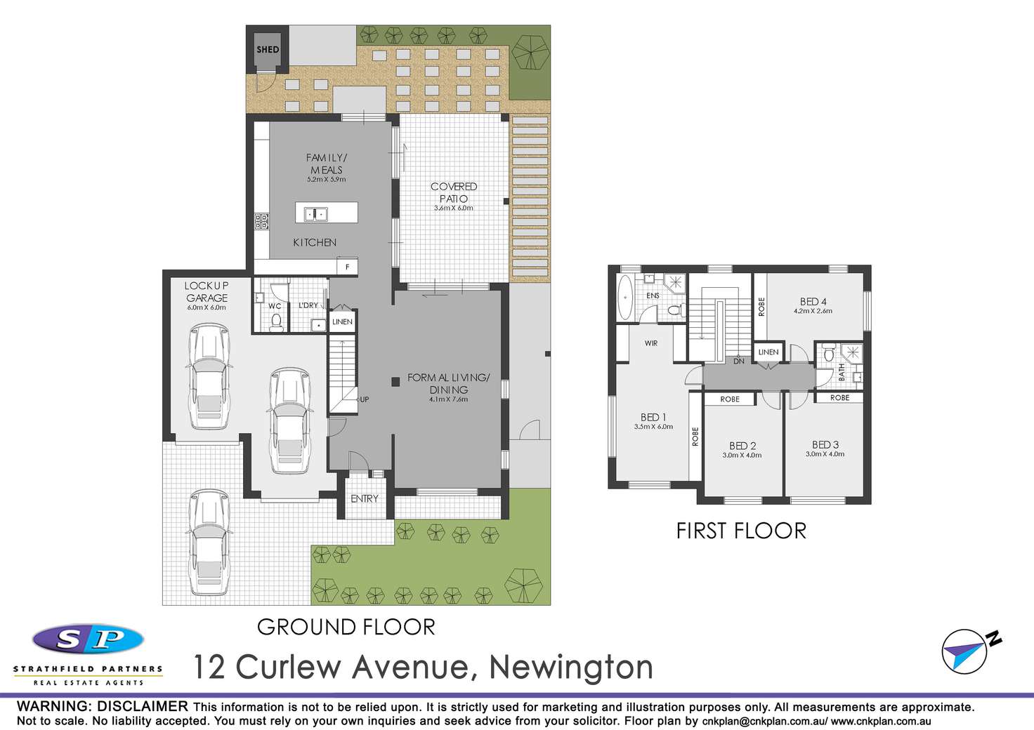 Floorplan of Homely house listing, 12 Curlew Avenue, Newington NSW 2127