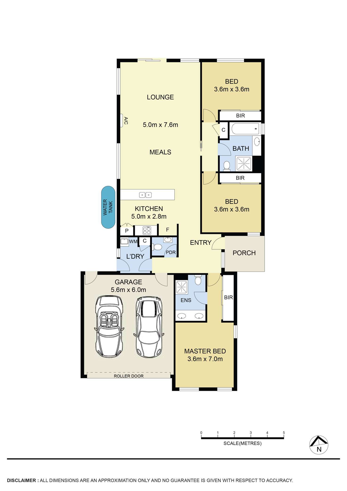Floorplan of Homely house listing, 6 Cooma Place, Burnside Heights VIC 3023