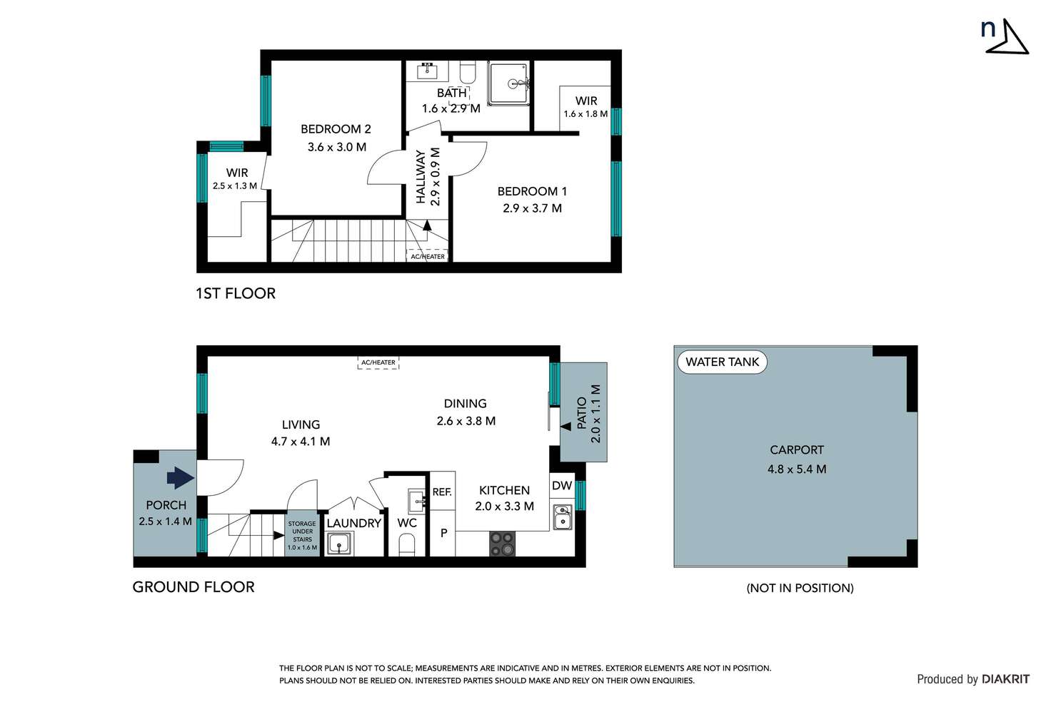 Floorplan of Homely townhouse listing, 43 Pasture Crescent, Mernda VIC 3754