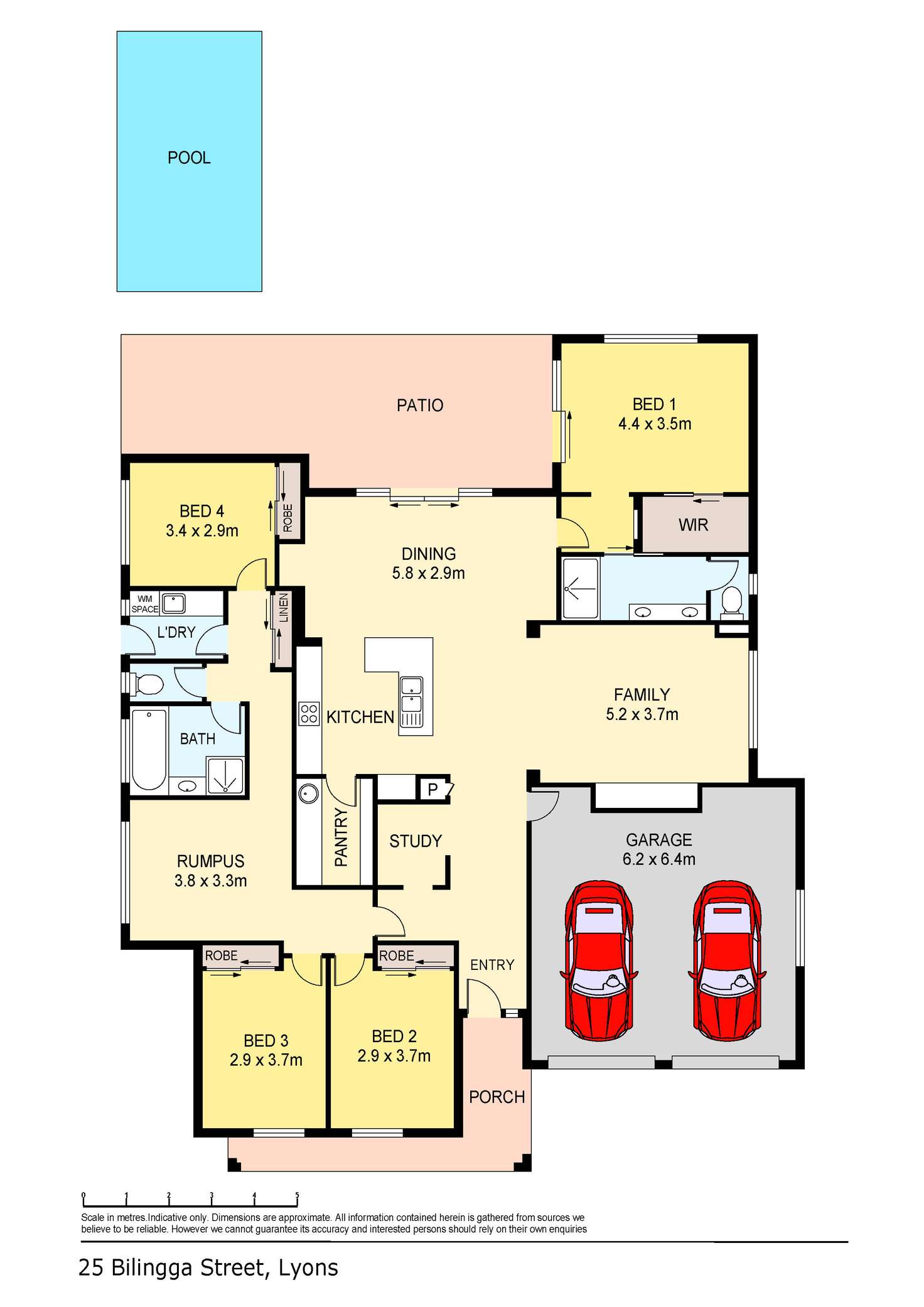 Floorplan of Homely house listing, 25 Bilingga Street, Lyons NT 810