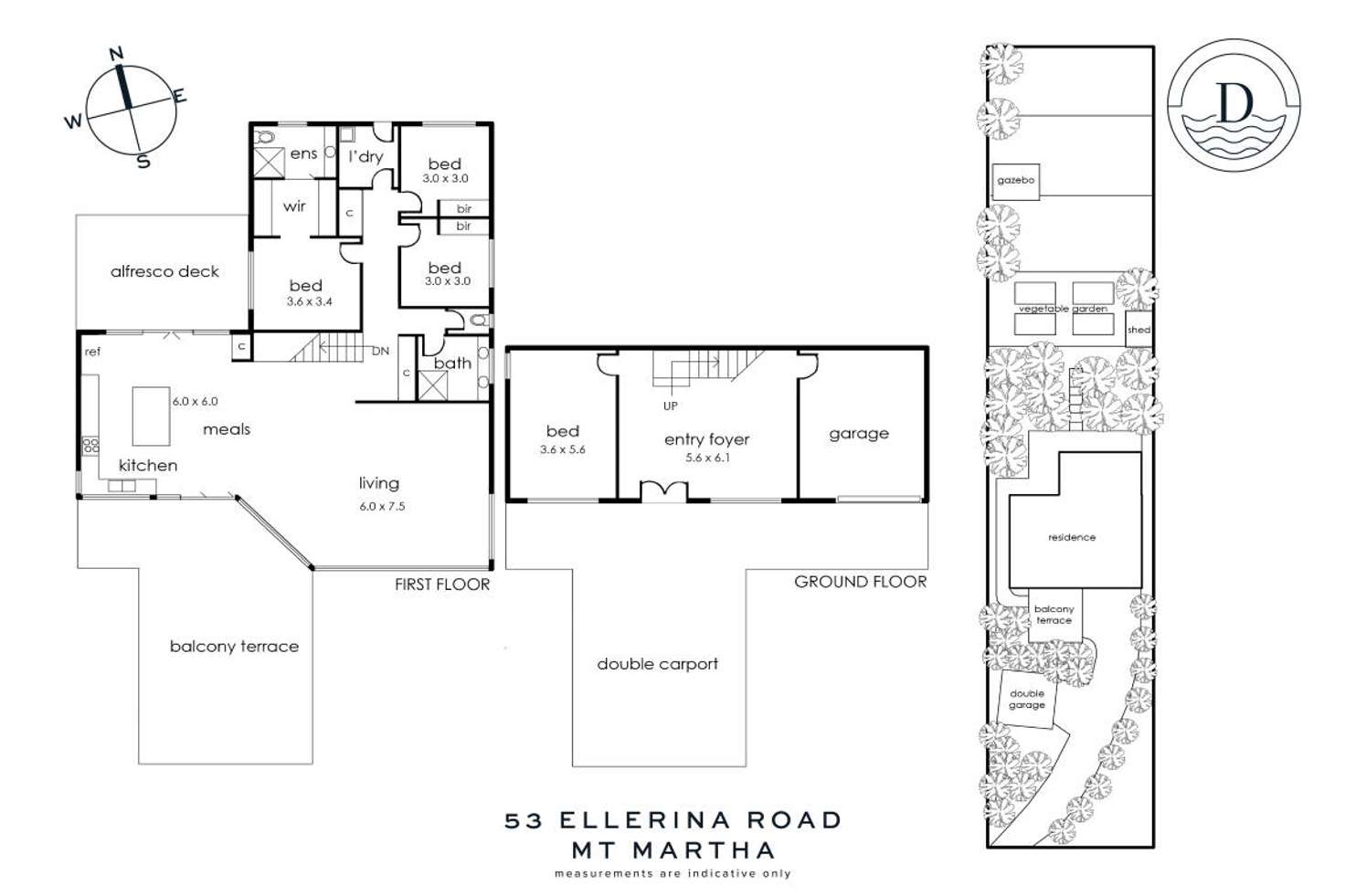 Floorplan of Homely house listing, 53 Ellerina Road, Mount Martha VIC 3934