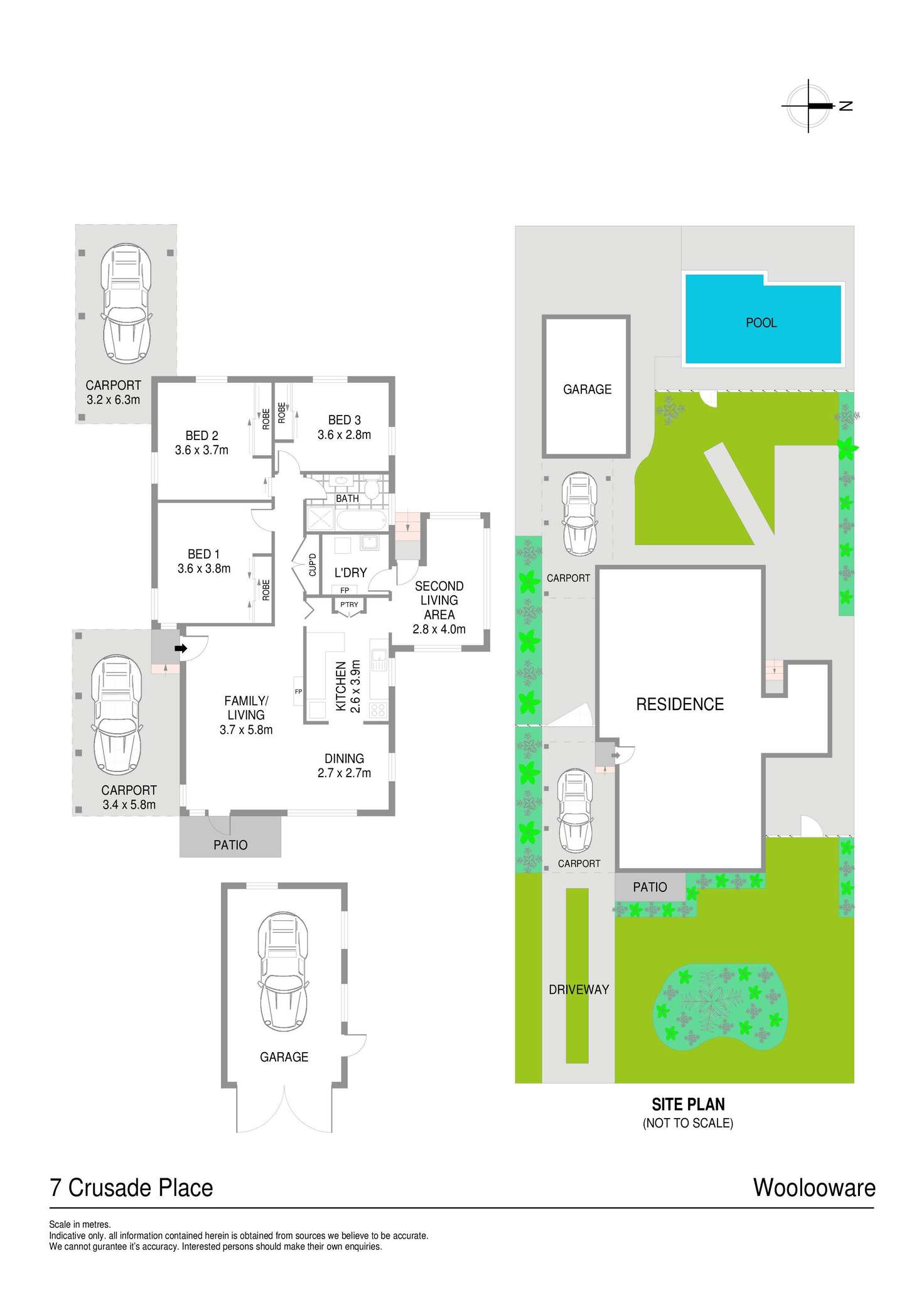 Floorplan of Homely house listing, 7 Crusade Place, Woolooware NSW 2230