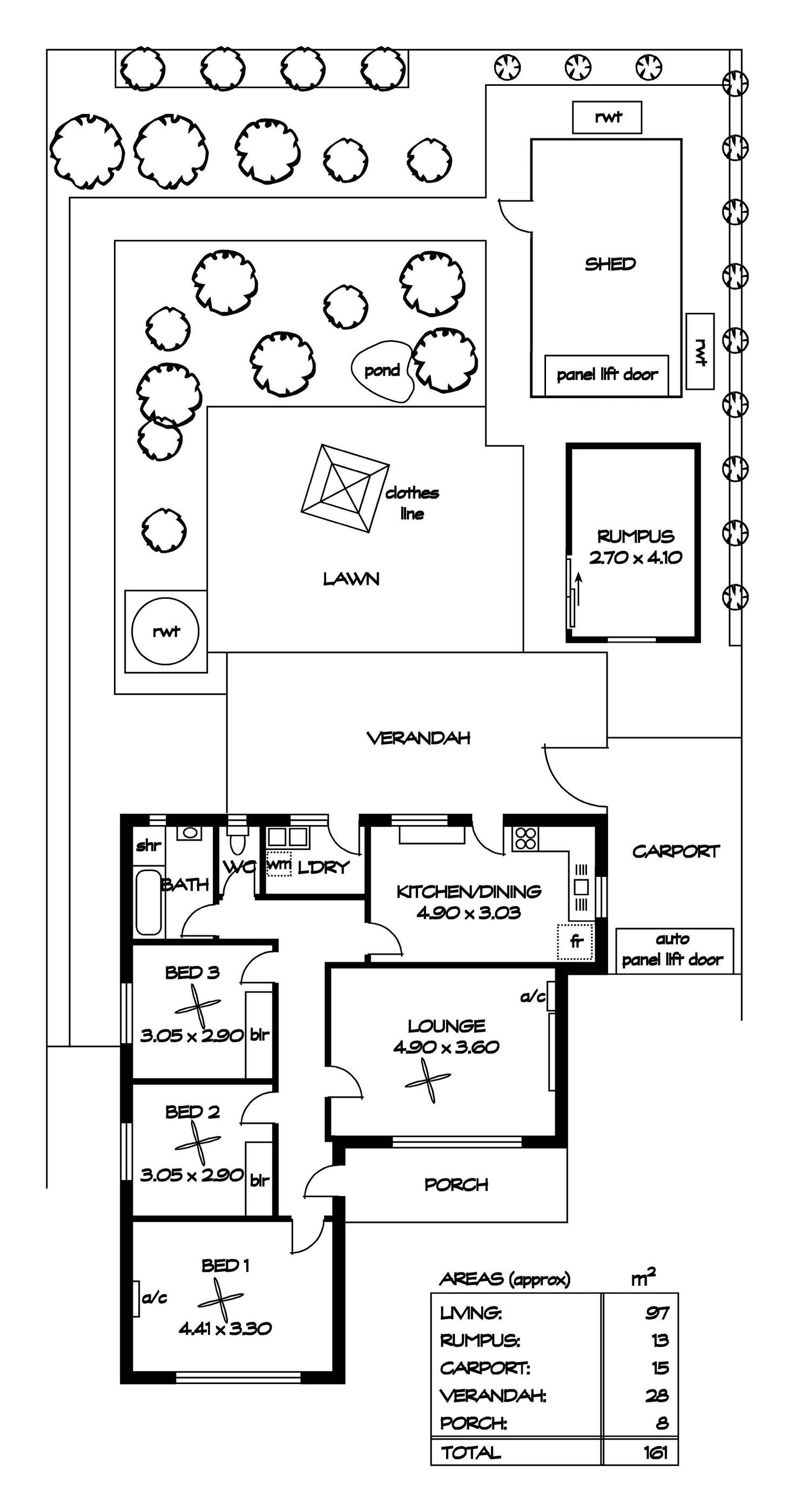 Floorplan of Homely house listing, 15 Farnham Road, Keswick SA 5035