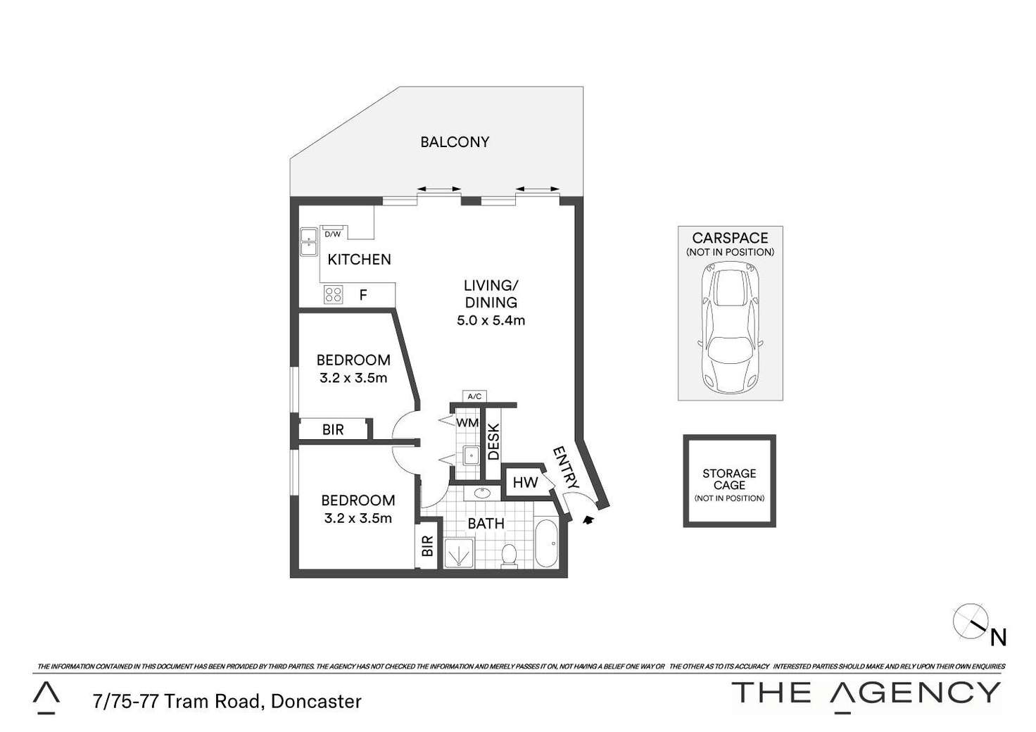 Floorplan of Homely apartment listing, 7/75-77 Tram Road, Doncaster VIC 3108