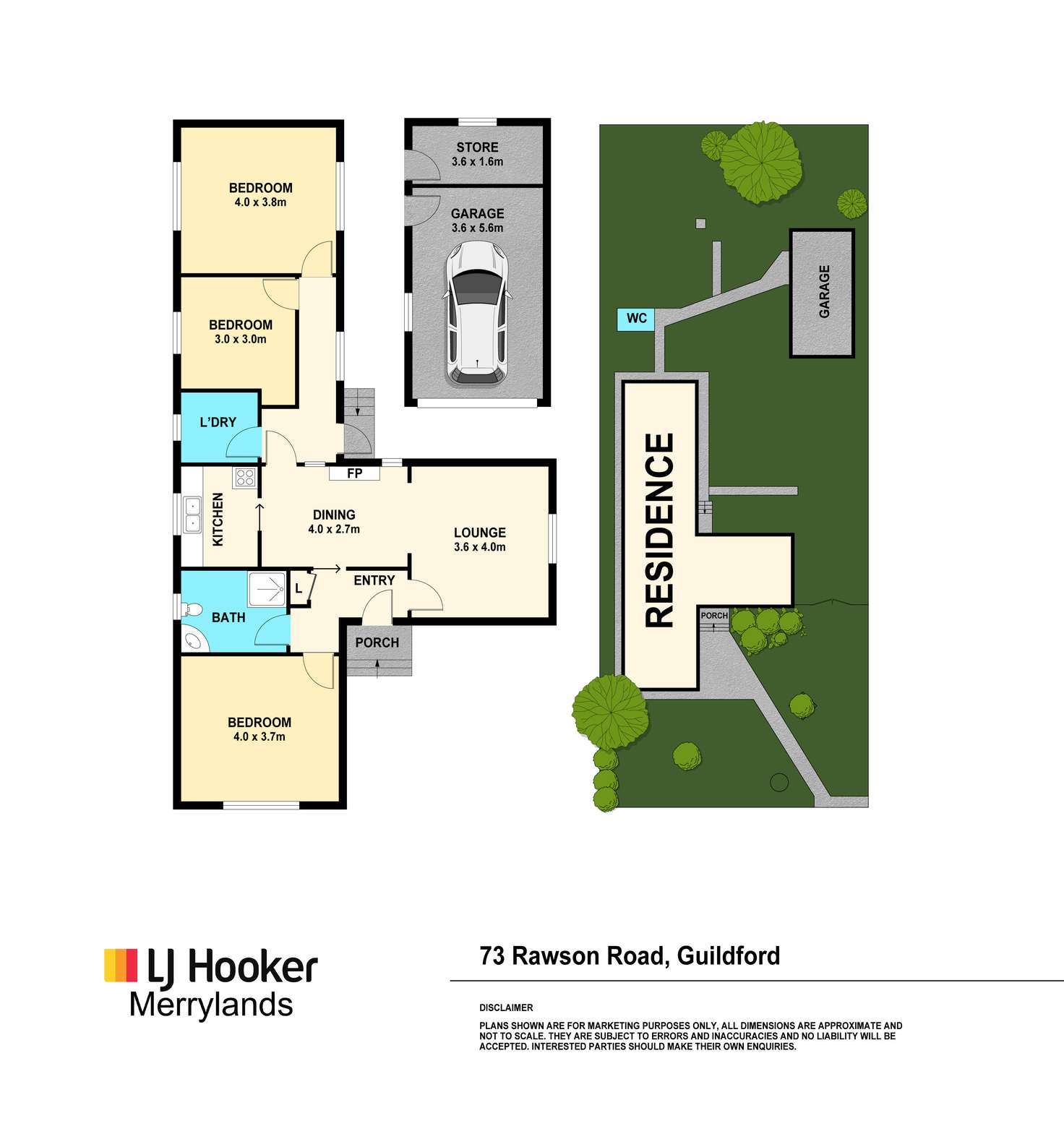 Floorplan of Homely house listing, 73 Rawson Road, Guildford NSW 2161