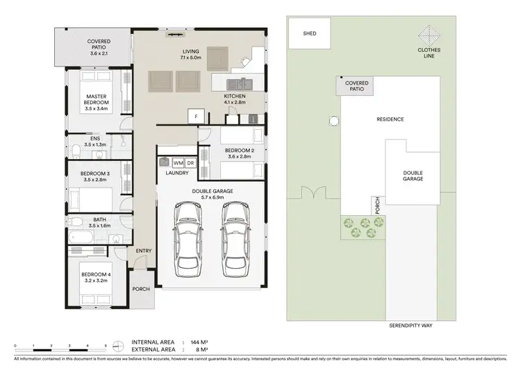 Floorplan of Homely house listing, 12 Serendipity Way, Gracemere QLD 4702