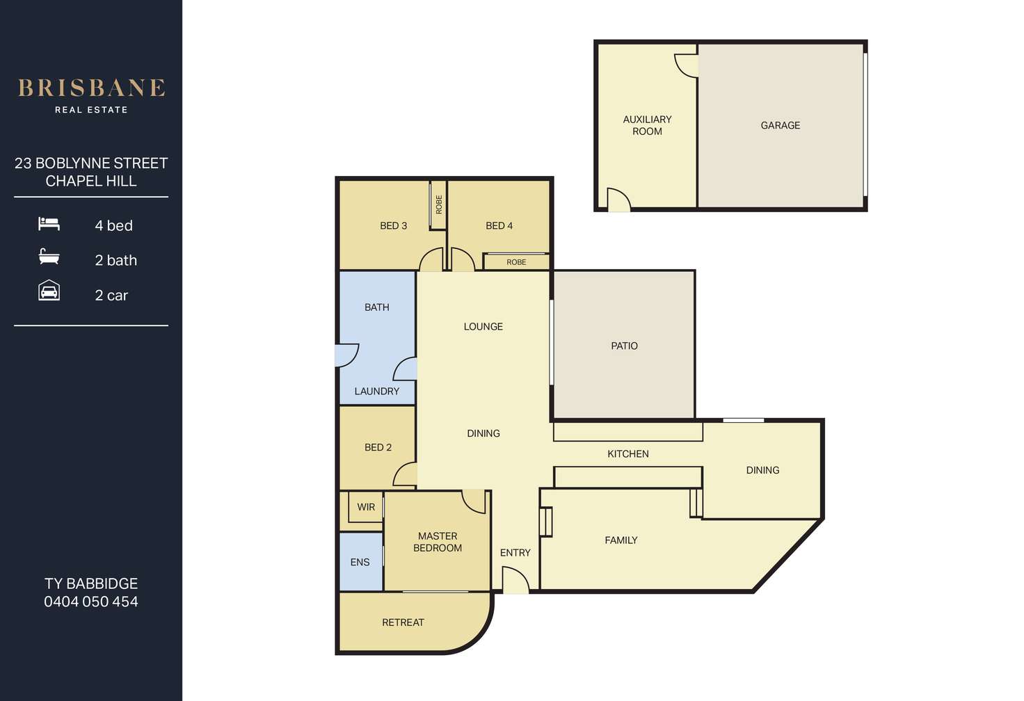Floorplan of Homely house listing, 23 Boblynne Street, Chapel Hill QLD 4069