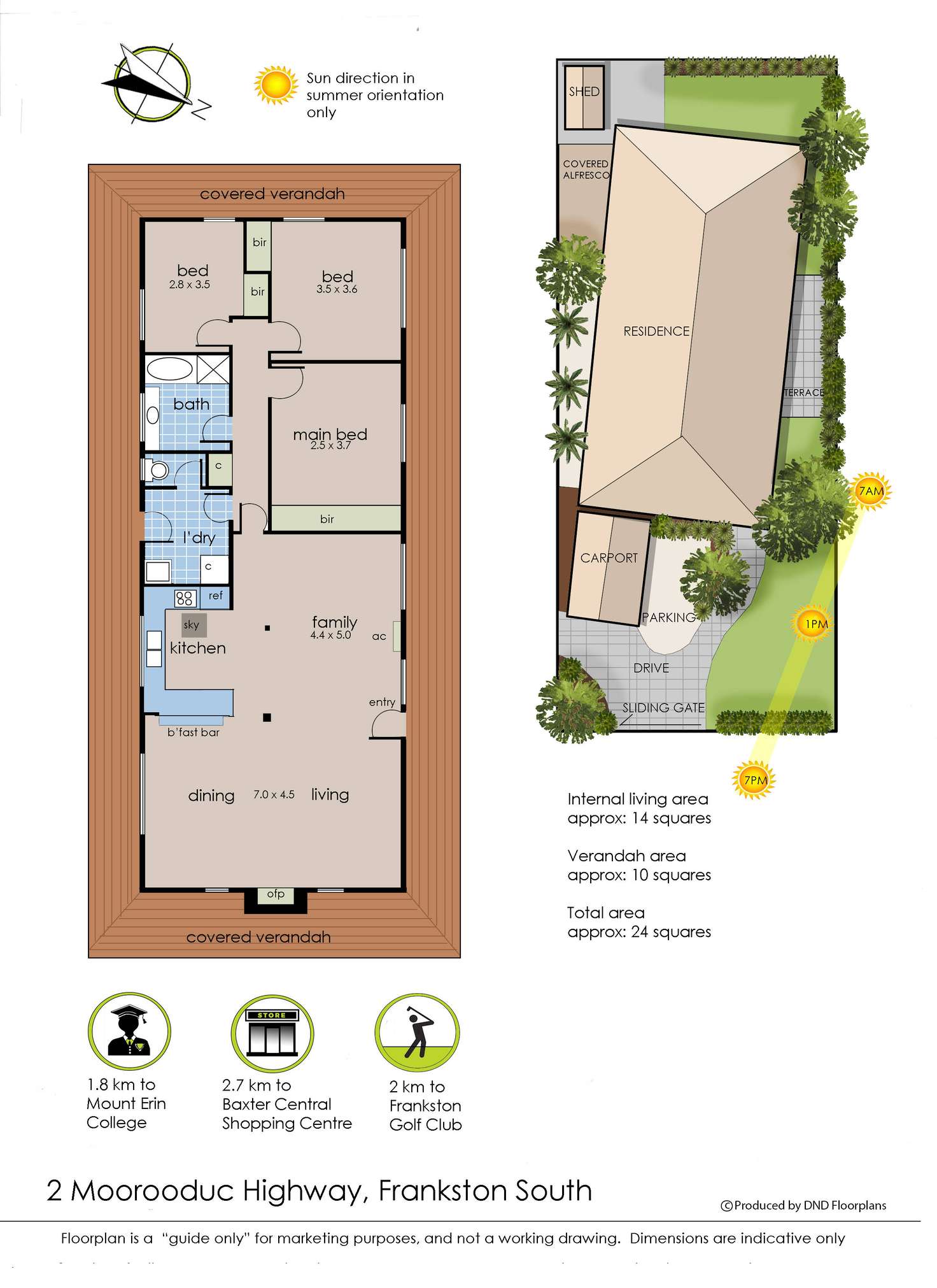 Floorplan of Homely house listing, 2 Moorooduc Highway, Frankston South VIC 3199