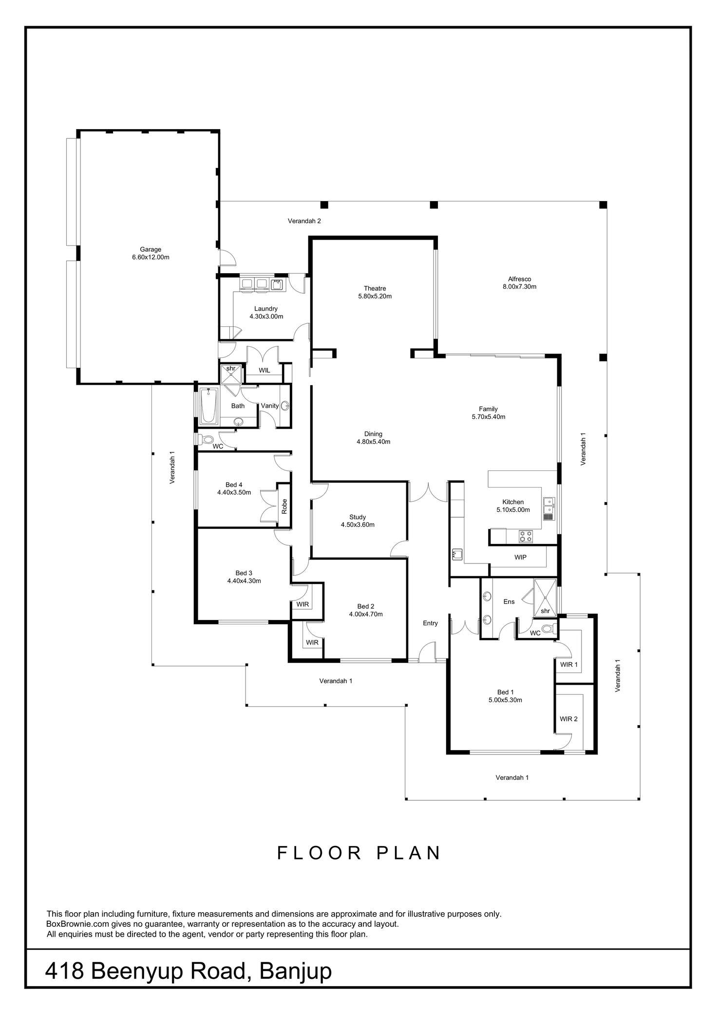 Floorplan of Homely house listing, 418 Beenyup Road, Banjup WA 6164