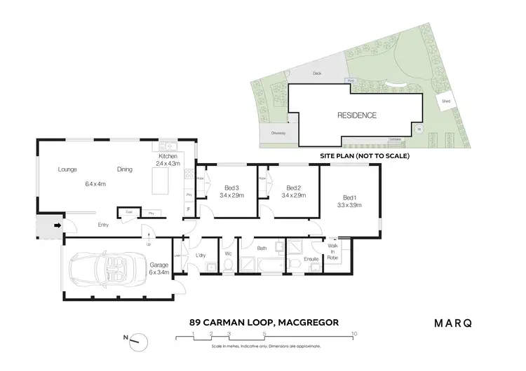 Floorplan of Homely house listing, 89 Carman Loop, Macgregor ACT 2615
