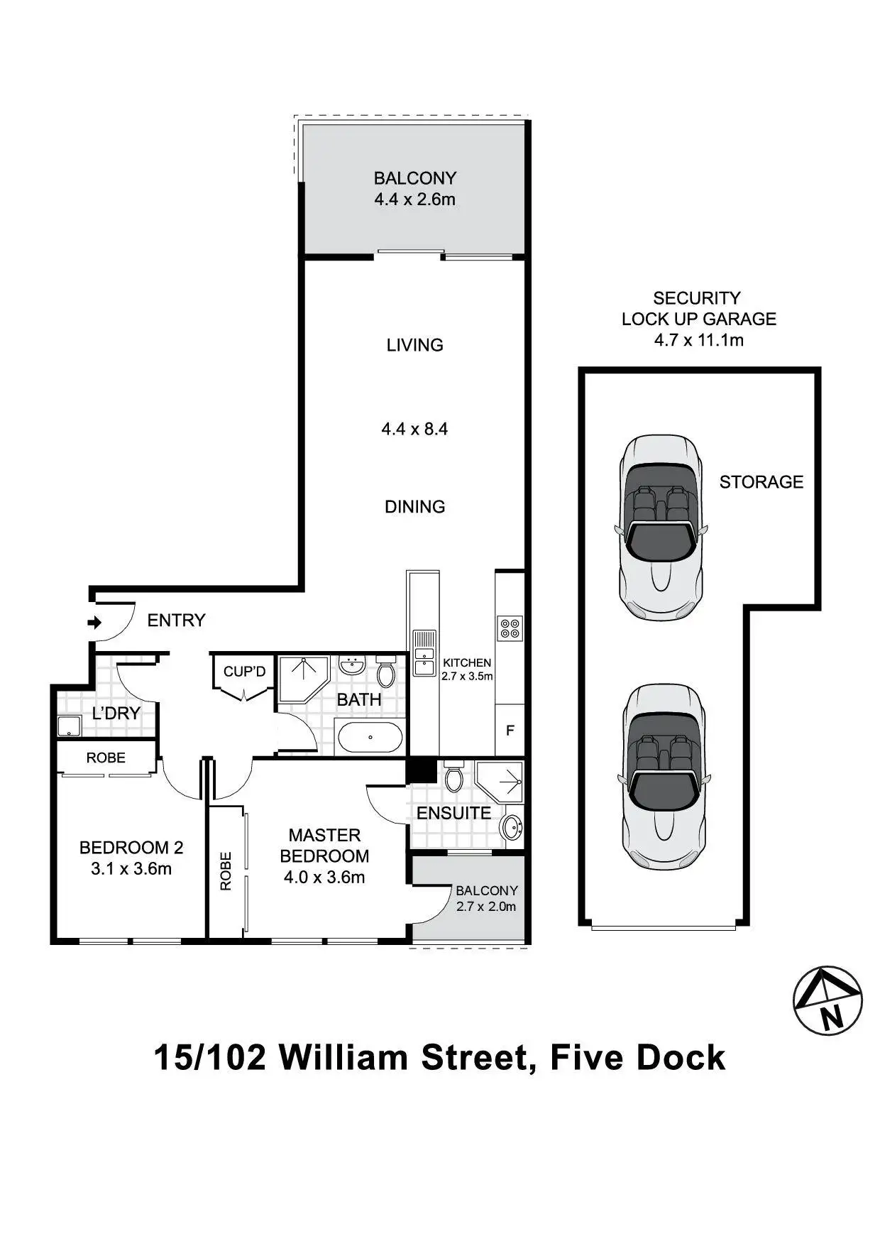 Sold Apartment 15/102 William Street, Five Dock NSW 2046 Dec 9, 2022