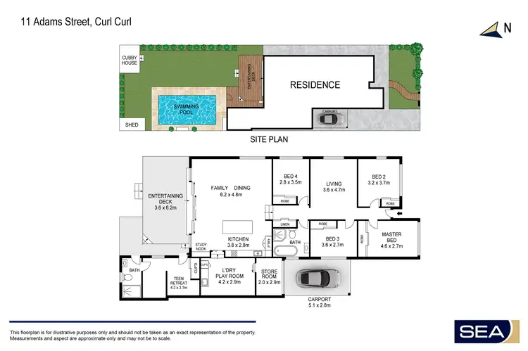Floorplan of Homely house listing, 11 Adams Street, Curl Curl NSW 2096