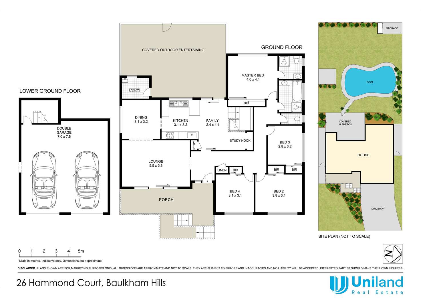 Floorplan of Homely house listing, 26 Hammond Court, Baulkham Hills NSW 2153