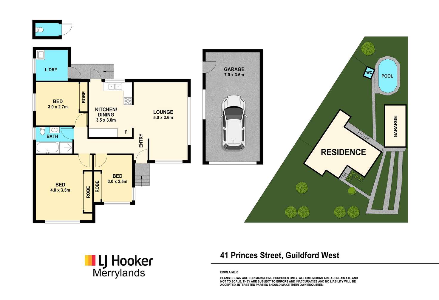 Floorplan of Homely house listing, 41 Princes Street, Guildford NSW 2161