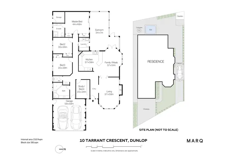 Floorplan of Homely house listing, 10 Tarrant Crescent, Dunlop ACT 2615
