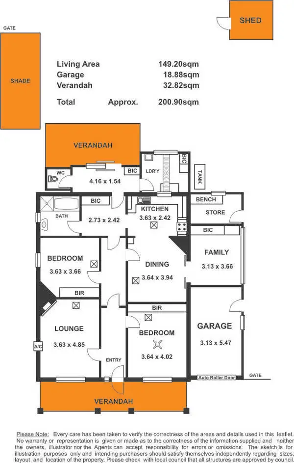 Floorplan of Homely house listing, 23 Cavendish Street, Semaphore SA 5019