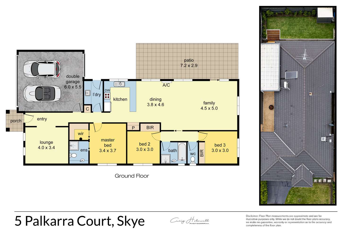 Floorplan of Homely house listing, 5 Palkarra Court, Skye VIC 3977