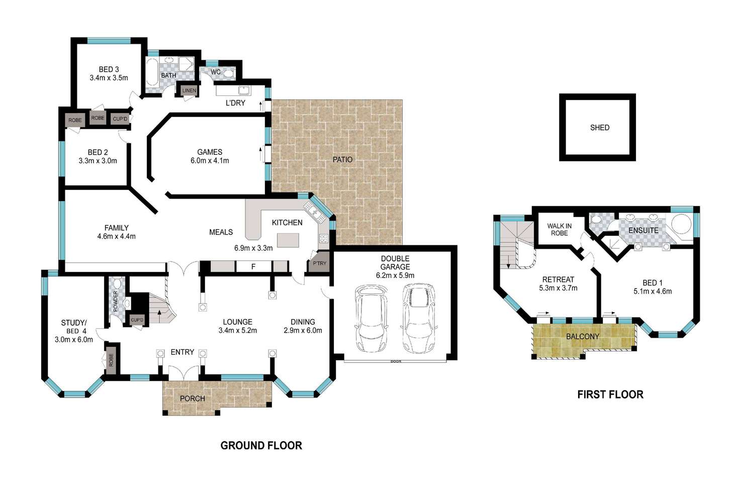 Floorplan of Homely house listing, 23 The Strand, Bunbury WA 6230