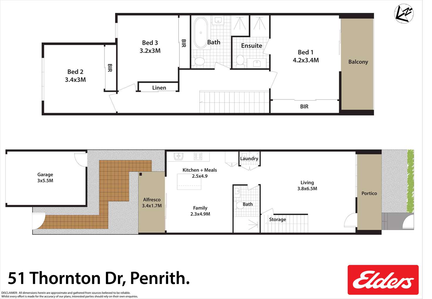 Floorplan of Homely house listing, 51 Thornton Drive, Penrith NSW 2750
