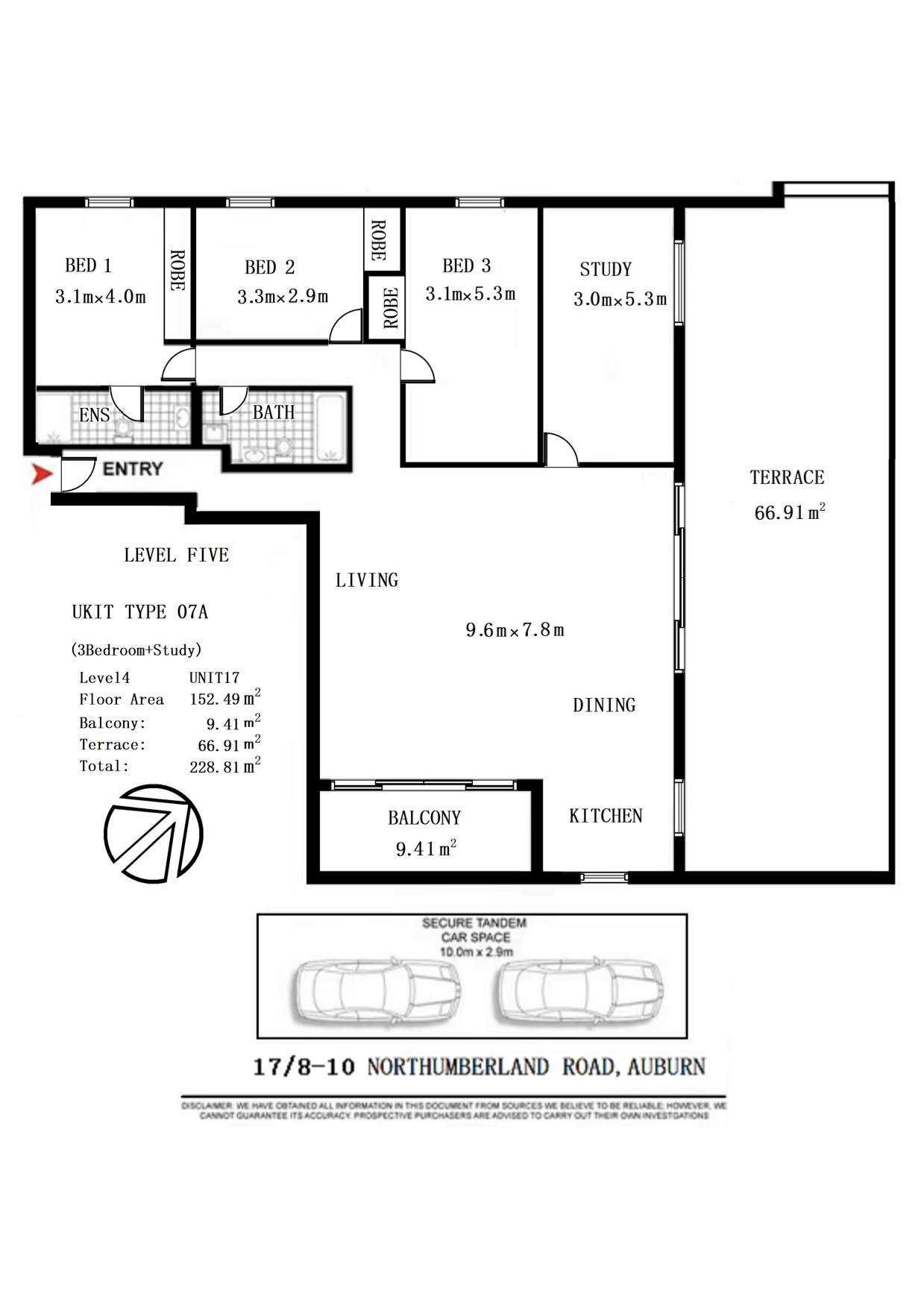 Floorplan of Homely unit listing, 17/8 Northumberland Road, Auburn NSW 2144