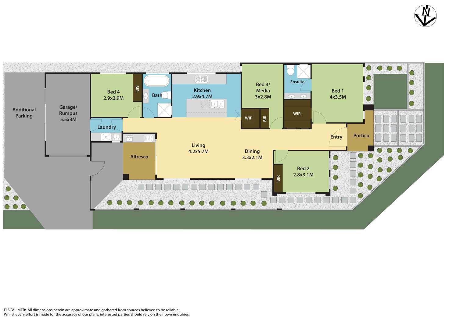 Floorplan of Homely house listing, 1 Kamala Street, Marsden Park NSW 2765