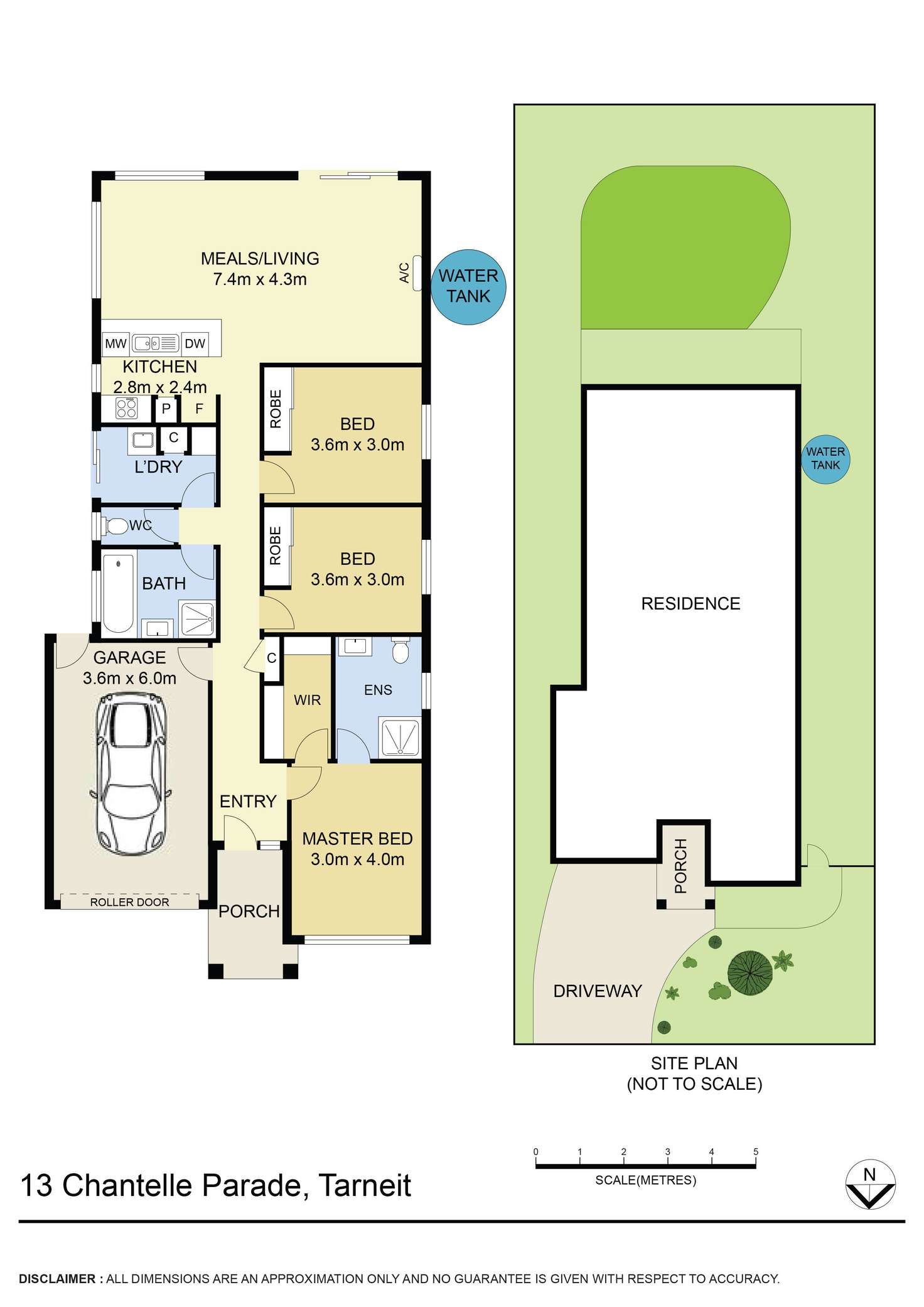 Floorplan of Homely house listing, 13 Chantelle Parade, Tarneit VIC 3029