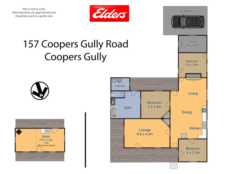 Floorplan of Homely land listing, 157 Coopers Gully Road, Bega NSW 2550
