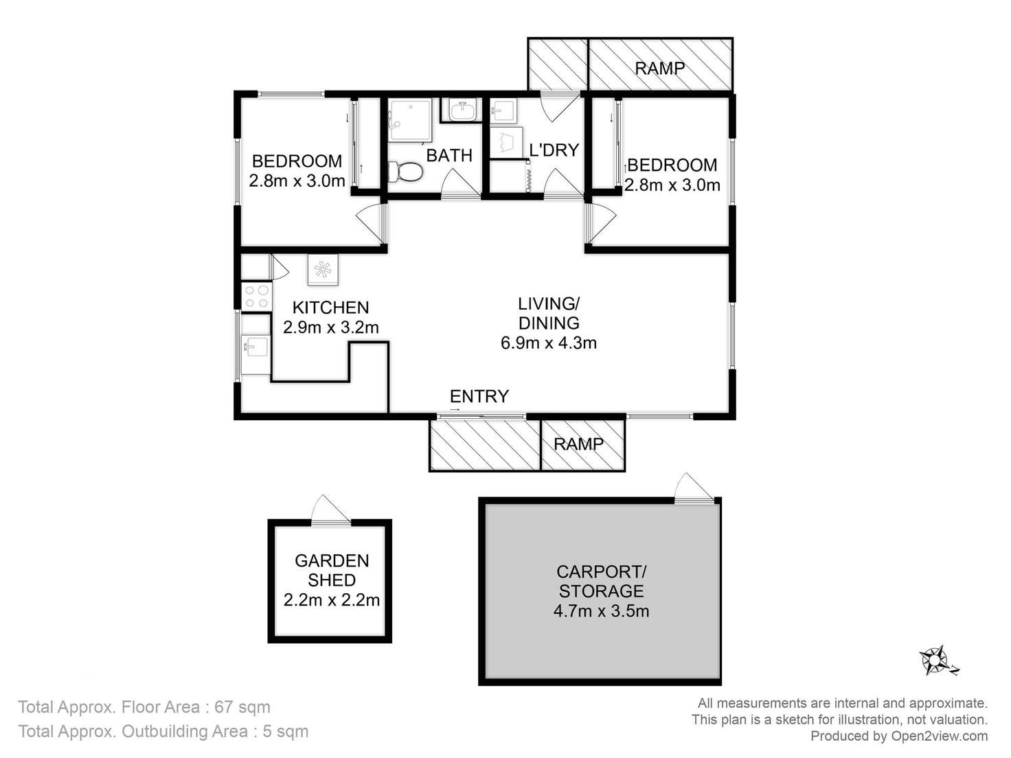 Floorplan of Homely house listing, 681 Primrose Sands Road, Primrose Sands TAS 7173