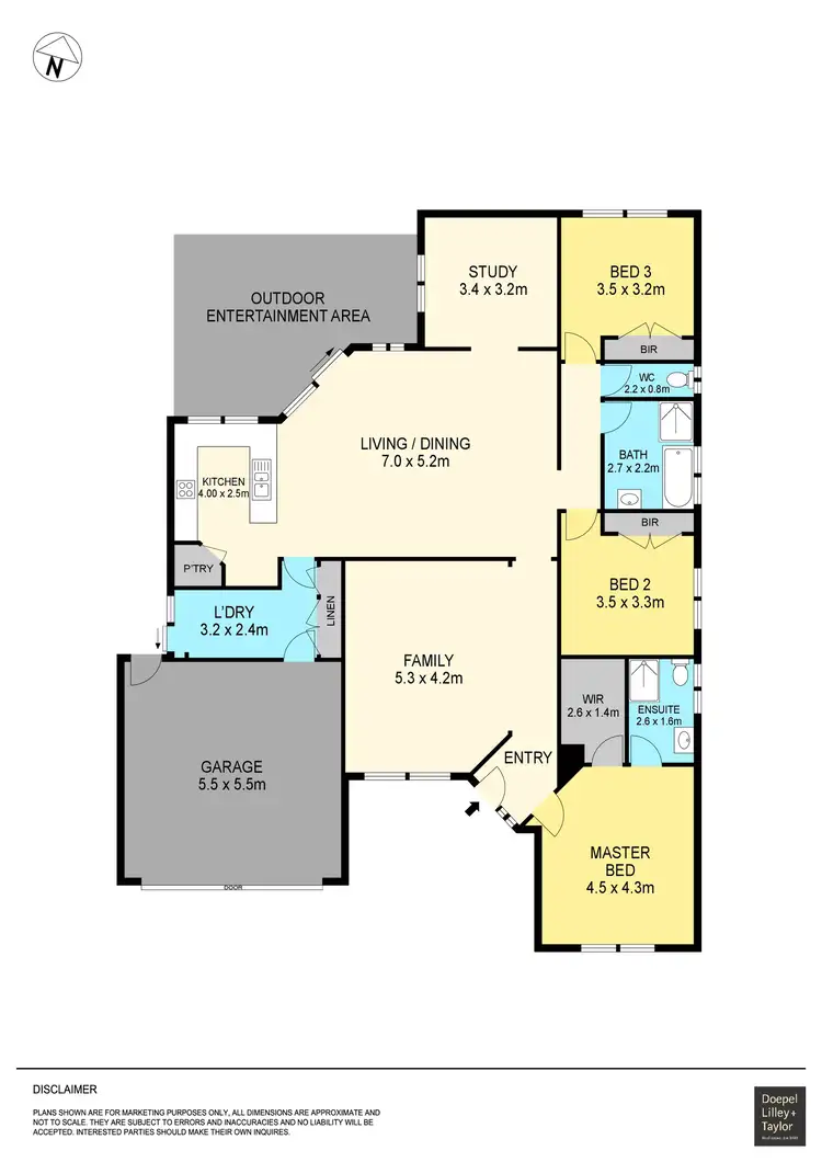 Floorplan of Homely house listing, 26 Debono Drive, Miners Rest VIC 3352
