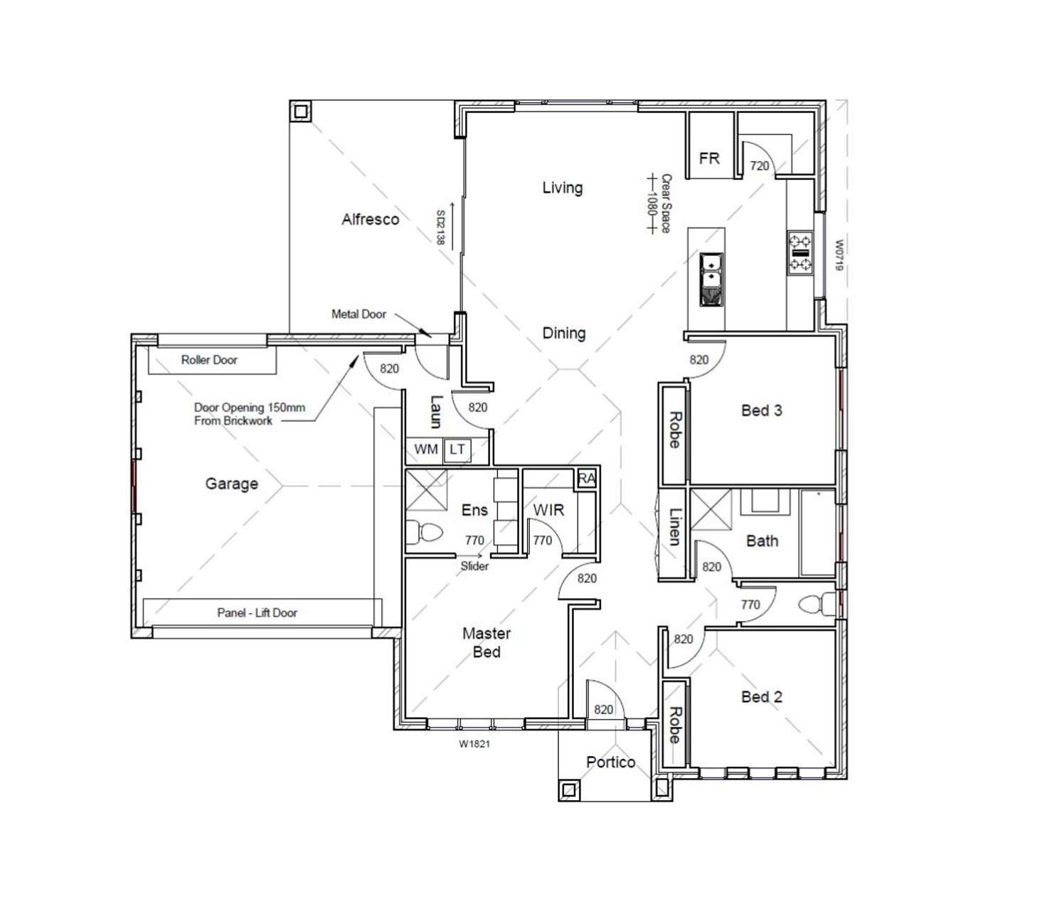 Floorplan of Homely house listing, 60 Southgate Drive, Leneva VIC 3691
