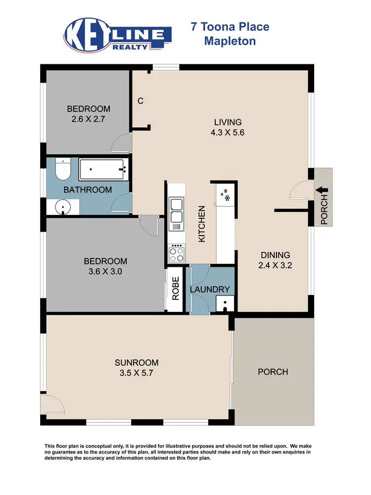 Floorplan of Homely house listing, 7 Toona Place, Mapleton QLD 4560
