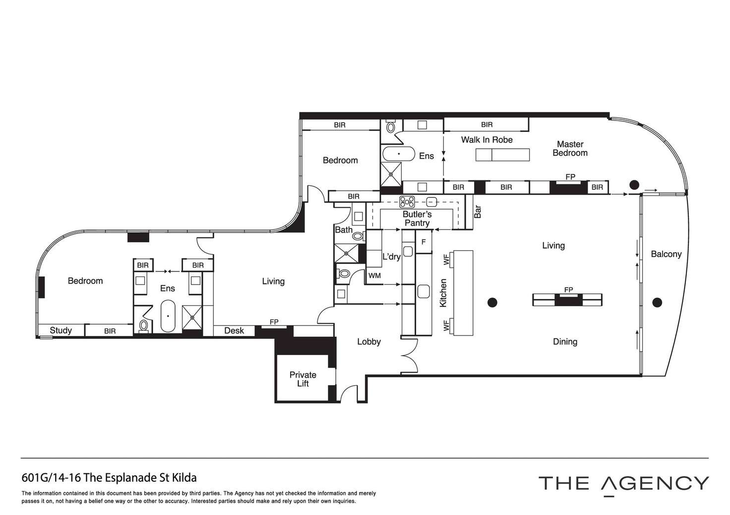 Floorplan of Homely apartment listing, 601G/14-16 The Esplanade, St Kilda VIC 3182