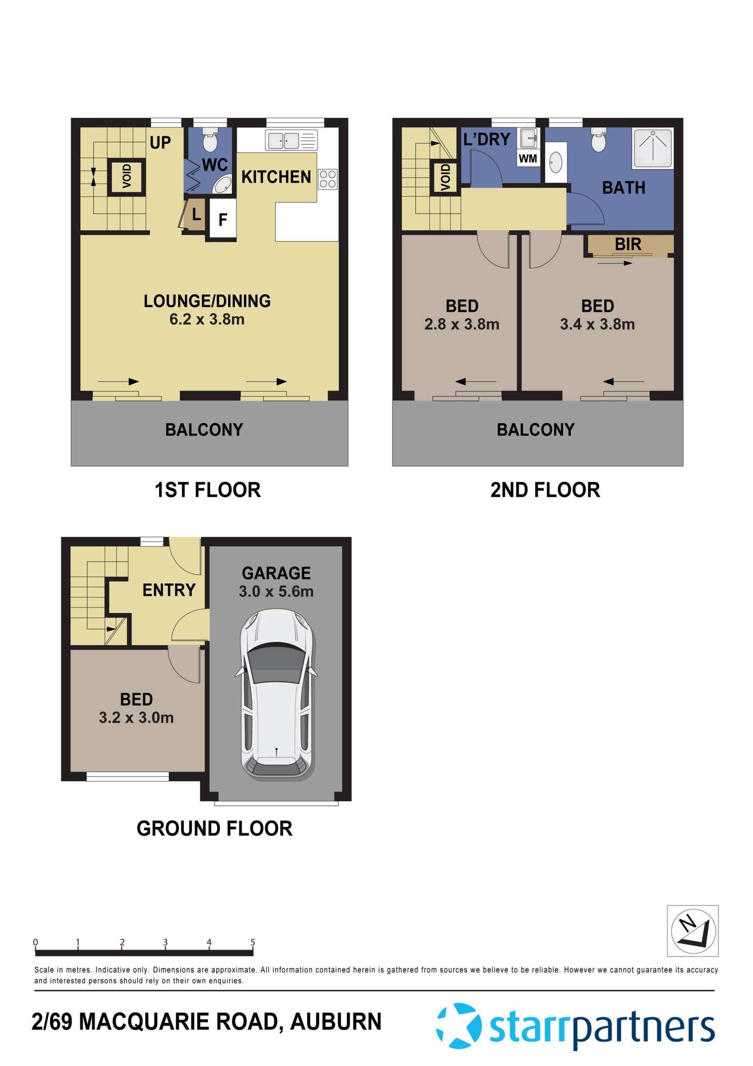 Floorplan of Homely unit listing, 2/69 Macquarie Road, Auburn NSW 2144