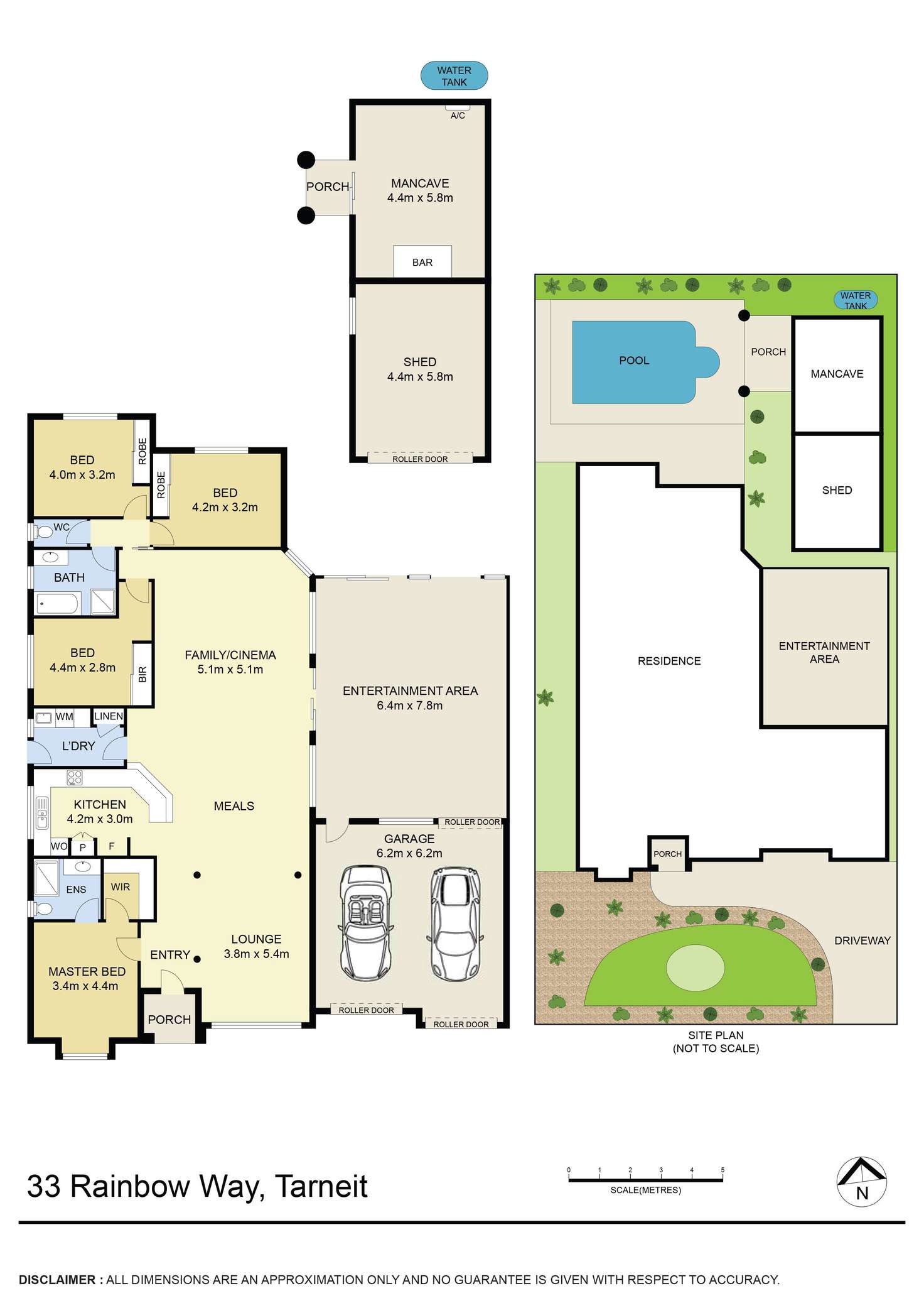 Floorplan of Homely house listing, 33 Rainbow Way, Tarneit VIC 3029