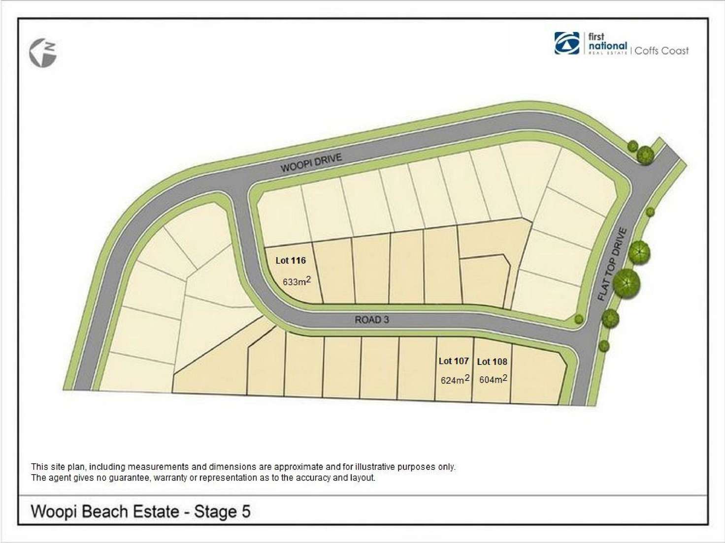 Floorplan of Homely residentialLand listing, LOT 116 Flat Top Drive, Woolgoolga NSW 2456