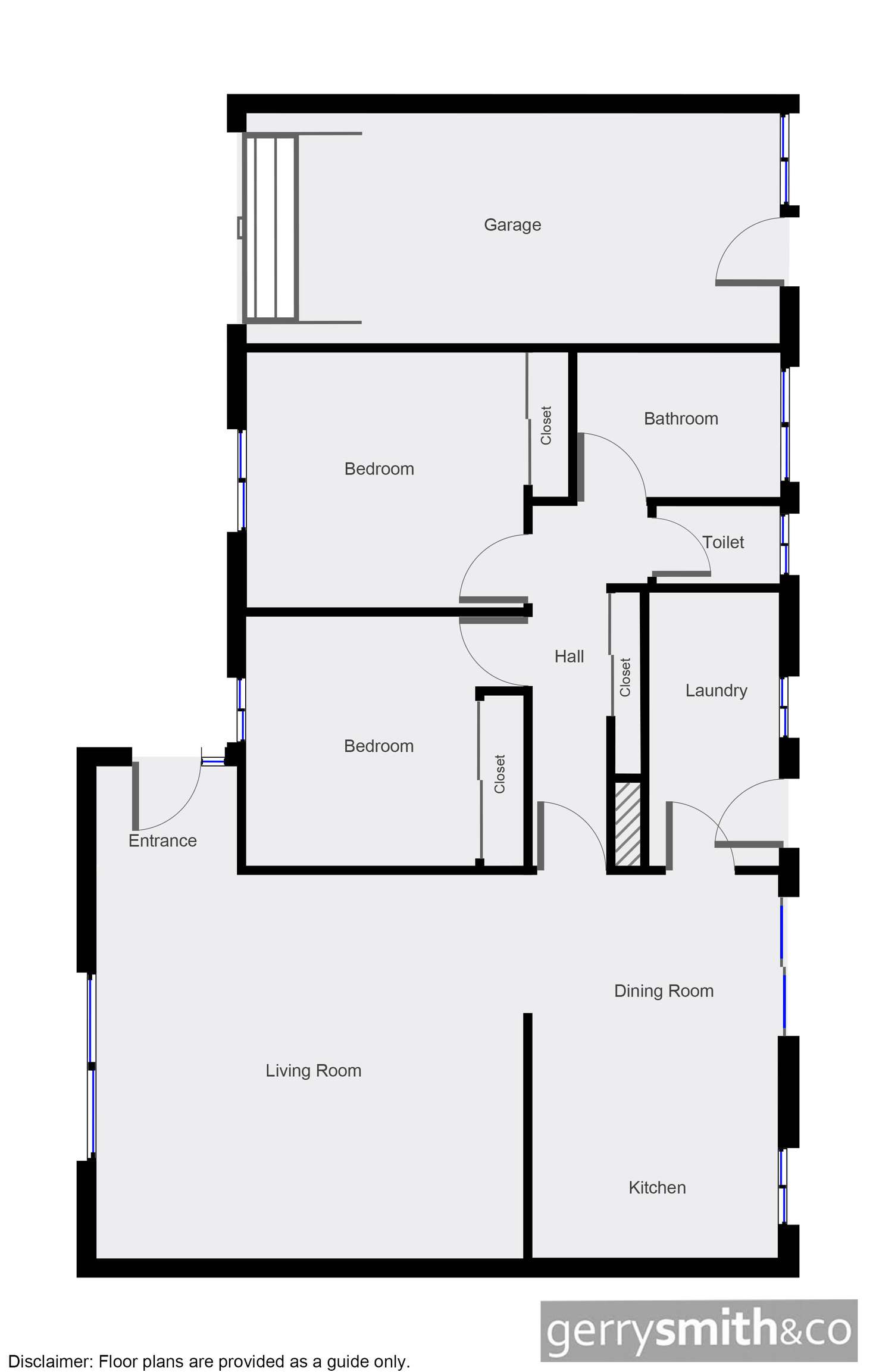 Floorplan of Homely unit listing, 2/256 Baillie Street, Horsham VIC 3400