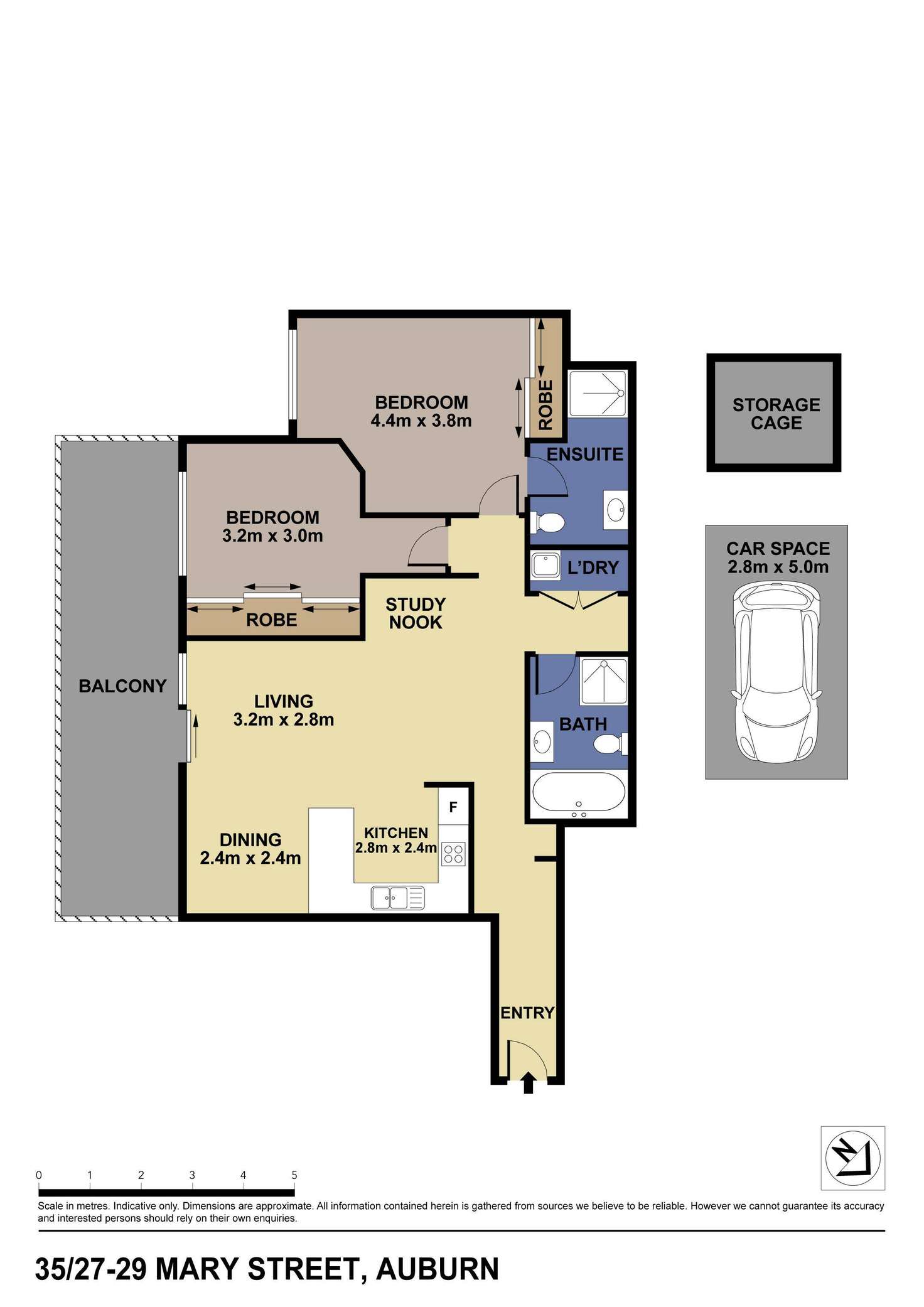 Floorplan of Homely unit listing, 35/27-29 Mary Street, Auburn NSW 2144