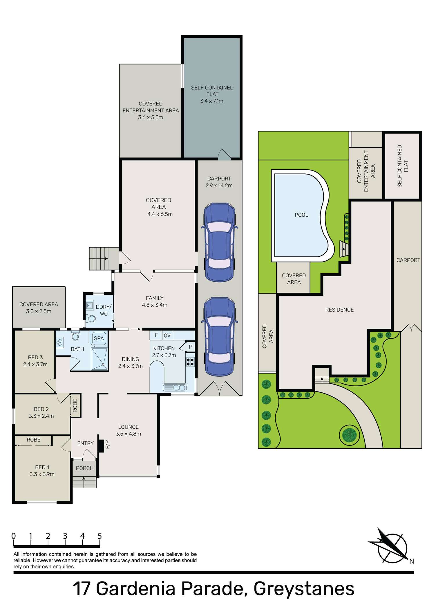 Floorplan of Homely house listing, 17 Gardenia Parade, Greystanes NSW 2145