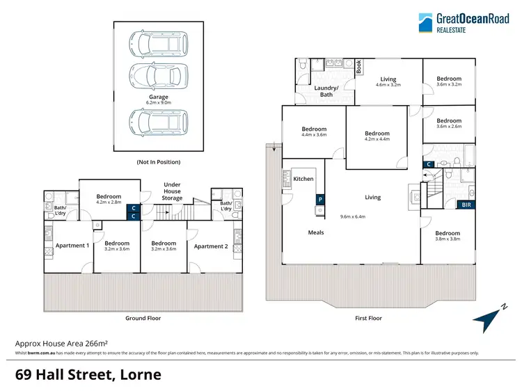 Floorplan of Homely house listing, 69 Hall Street, Lorne VIC 3232
