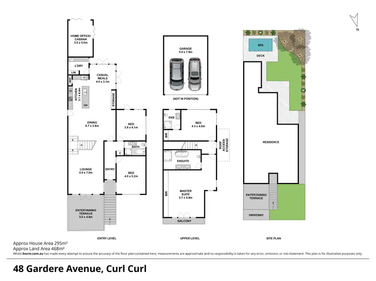 Floorplan of Homely house listing, 48 Gardere Avenue, Curl Curl NSW 2096